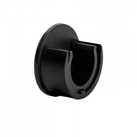 2 supports naissance Ø28 mm Noir Mat