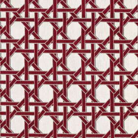 Jacquard Cannage Californien coral Thevenon