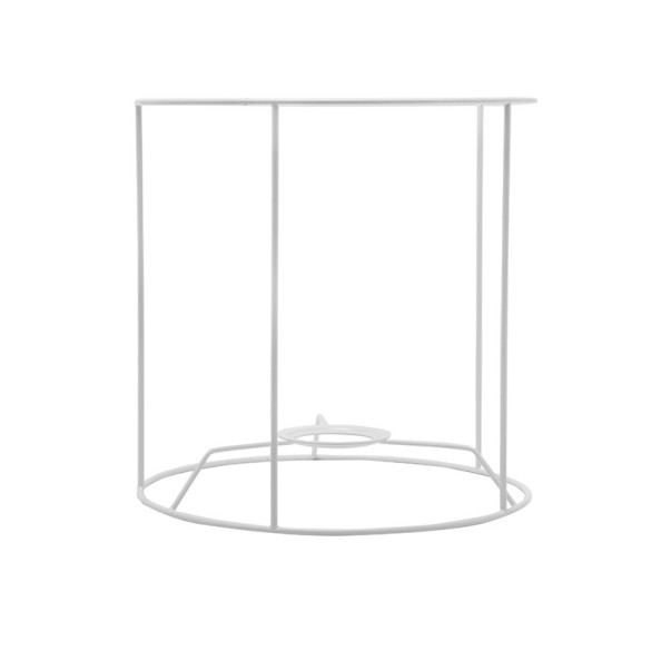 Carcasse abat-jour cylindrique 20 cm