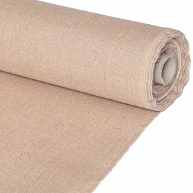 Toile de jute non feu rouleau de 25m - 380g/m² - 185 cm