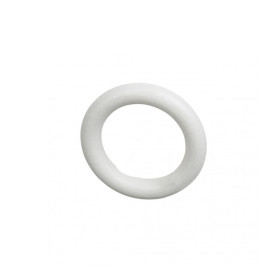 10 anneaux rideaux ø47x65 mm bois blanc