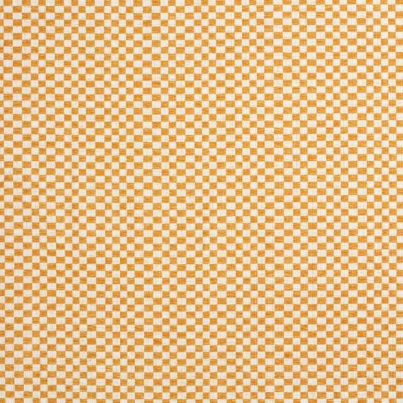 Jacquard velours Checkton ocre Thevenon