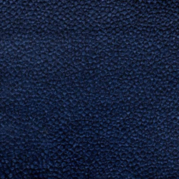 Tissu bouclette Malibu bleu minuit Froca