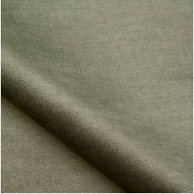 Coupon 2m - Tissu velours Milo gris souris 22 Nobilis anti-tache