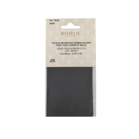 Entoilage thermocollant jersey noir 12 cm x 45 cm Bohin