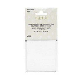 Entoilage thermocollant jersey blanc 12 cm x 45 cm Bohin