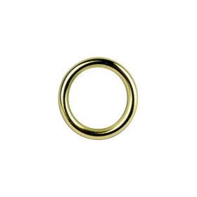 Anneau rideau Ø28x39 mm avec bague silencieuse laiton verni