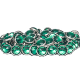 100 clous tapissier diamant vert Ø11mm