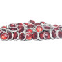 100 clous tapissier diamant rouge Ø11 mm