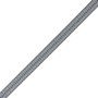 Double corde tressé 10 mm bleu gris