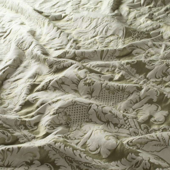 Jacquard tissé royal pistache Jab