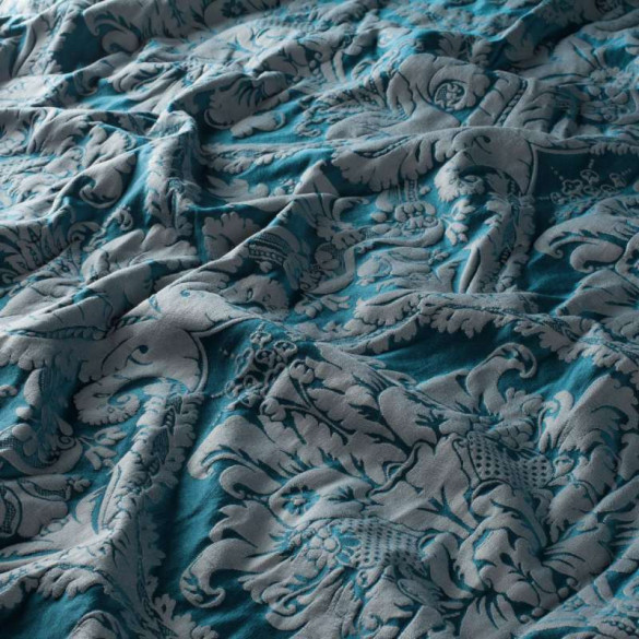 Jacquard tissé royal topaze Jab