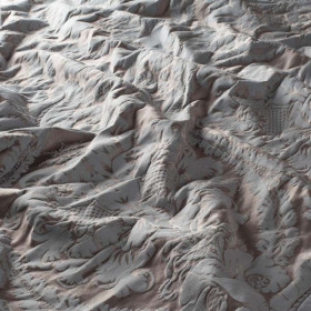 Jacquard tissé royal beige nude Jab