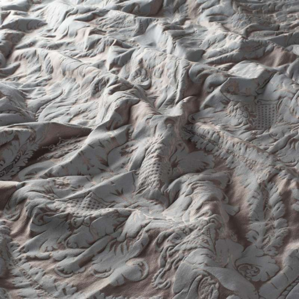 Jacquard tissé royal beige nude Jab