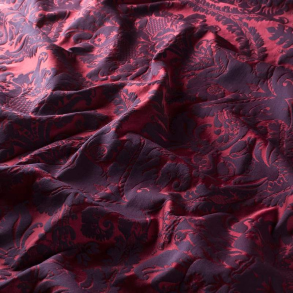 Jacquard tissé royal améthyste rose Jab