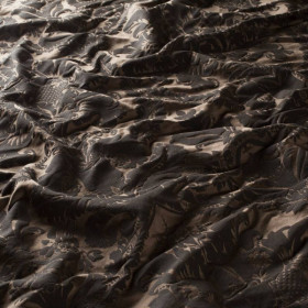 Jacquard tissé royal crème sienne Jab