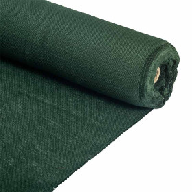 Toile de jute vert foncé 330 gr/m² - 140 cm - 25m