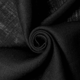Toile de jute noire 330 gr/m² 140 cm