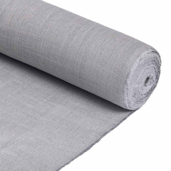 Toile de jute gris clair 330 gr/m² 140 cm - 25m
