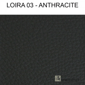 Simili cuir Loira anthracite 03 Froca