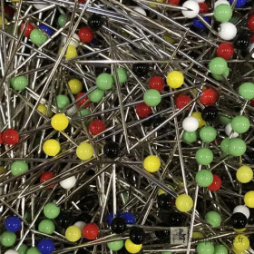 Epingles tête émail 32 mm 100 g