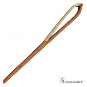 Pince à coudre en bois exotique verni 1m30