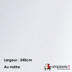 Voilage Polyester M140EC Blanc 240cm, le mètre