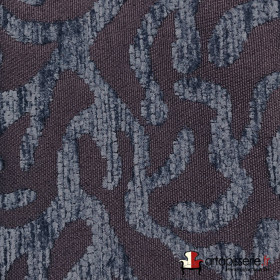Tissu siège Broni bleu 14 Froca