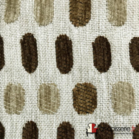 Tissu siège Bassano beige 1 Froca