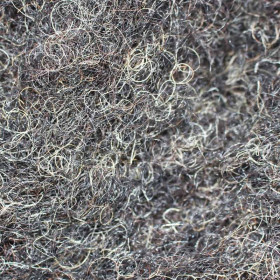 Crin animal cardé gris les 500 g