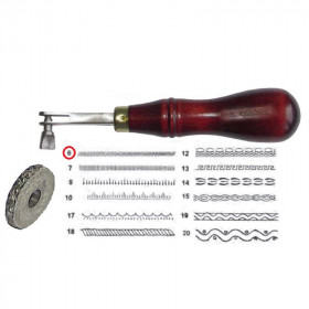 Molette de gaufrage ou d'embossage Osborne 459-6