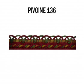 Crête annecy 12 mm pivoine 4532-136 PIDF