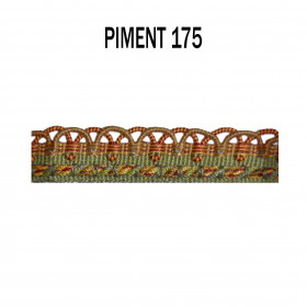 Crête annecy 12 mm piment 4532-175 PIDF