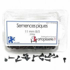 Semences tapissier piques 11mm 8/5 250g