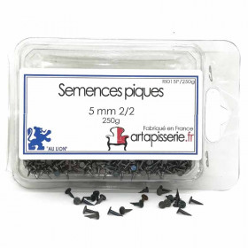 Semences tapissier piques 5mm 2/2 250g