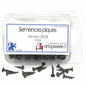 Semences tapissier piques 18mm 20/8 250g