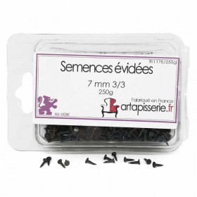 Semences tapissier évidées 7mm 3/3 250g