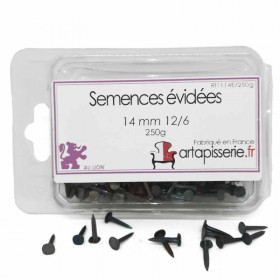 Semences tapissier évidées 14mm 12/6 250g