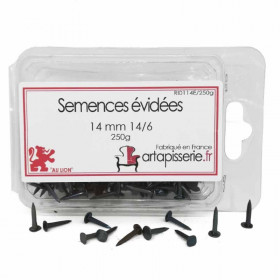 Semences tapissier évidées 14mm 14/6 250g