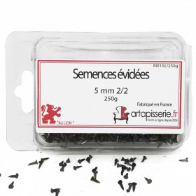 Semences tapissier évidées 5mm 2/2 250g