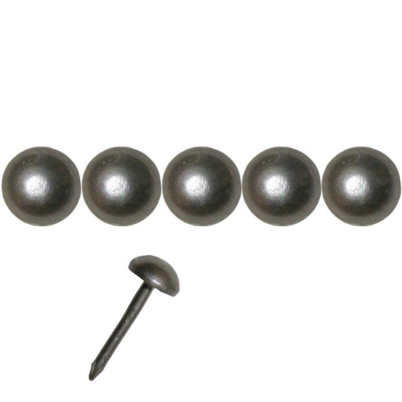 1000 clous tapissier aluminium brossé Ø4,5 mm