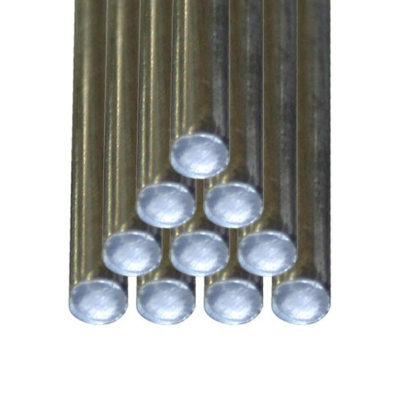 Lot de 10 joncs métalliques 190 cm