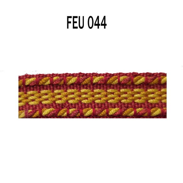 Galon chaînette 15 mm feu 5321-044 PIDF