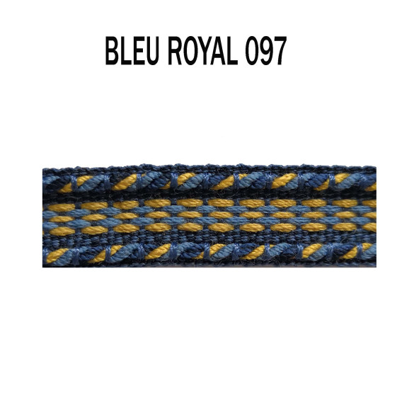 Galon chaînette 15 mm bleu royal 5321-097 PIDF