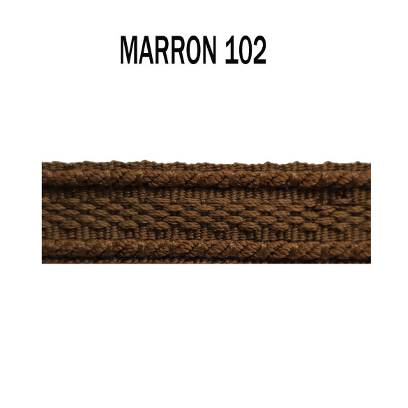 Galon chaînette 15 mm marron 5321-102 PIDF