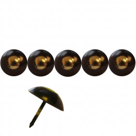 500 Clous tapissier Bronze Renaissance Perle Fer 18mm