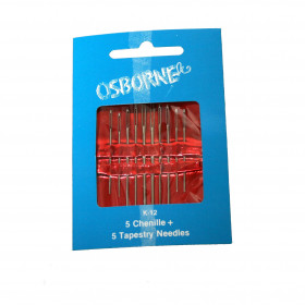 Assortiment d'aiguilles pour cuir Osborne K12 - Gros chas