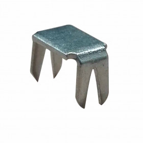 Arrêts pour fermeture à glissière 4 mm aluminium - par 100