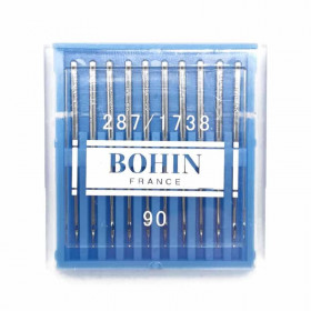 10 aiguilles machine à coudre talon rond n°90 Bohin