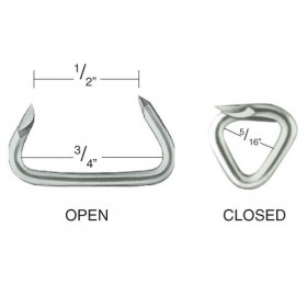 Lot de 100 agrafes nez de cochon pour ressorts nosag